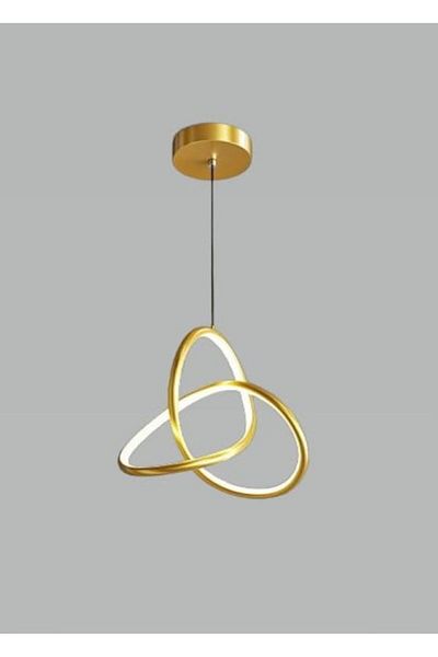 OEM LED ceiling light 20W, suspended, Gold, infinity, Warm/Neutral/Cool light