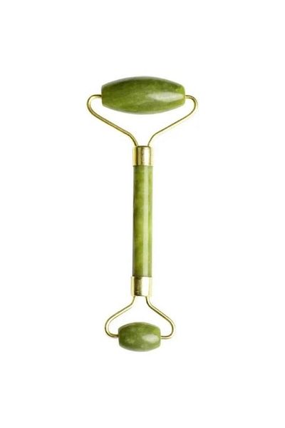 HOZRO Roller HOZRO, din Jad, Verde, pentru Fata – Masaj Facial Antirid, Revitalizare si Relaxare