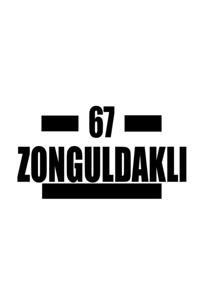 Reysa Tasarım 67 ملصق سيارة زونغولداكي مقاس 17x17 سم باللون الأسود