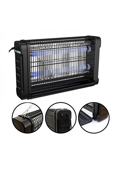 dalimag Aparat antiinsecte profesional UV, 2x20W, raza 100 mp, muste, tantari