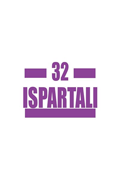 Reysa Tasarım 32 Isparta Car Sticker 17X17 cm Purple