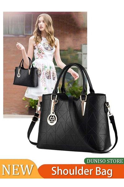 Generic Women Leather HandBag Shoulder Bag Popular Women Messenger Bag Casual Soft Faux Leather Shoulder Bag