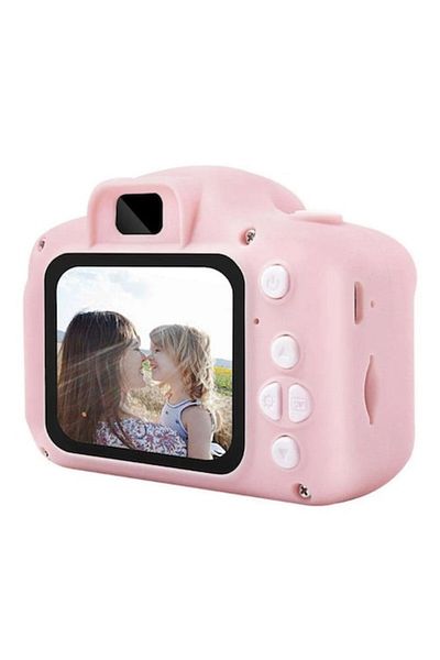 HOZRO Cameră interactivă HOZRO pentru copii, Full HD, jocuri, rame foto distractive, roz