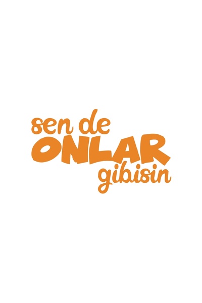 Reysa Tasarım أنت مثلهم ملصق سيارة مقاس 17 × 17 سم برتقالي