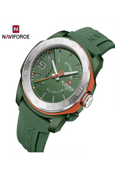 Naviforce Sport Watch for Men Waterpoof Shock Resistance Quartz Luminous Watches with Silicone Strap
