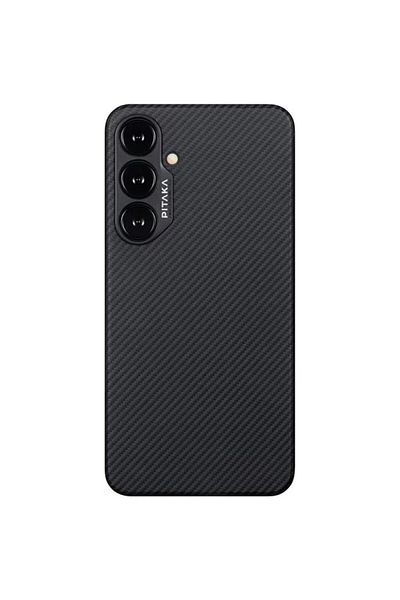 PITAKA Husă de protecție Pitaka MagEZ 4, 600D Aramid, Galaxy S24 Plus, MagSafe, negru/gri