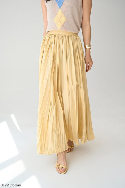 My Blog Sarı Kraşlı Etek - 251015