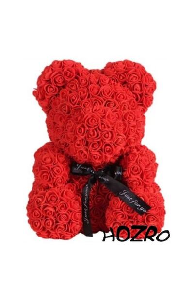 HOZRO Ursulet din Trandafiri de Spuma, Supriza Romantica, Cutie de Cadou Incl...