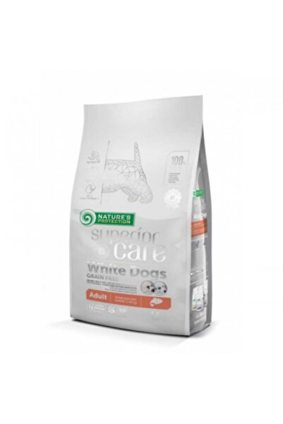 Nature's Protection Hrană uscată Natures Protection Superior Care White Dogs Grain-Free Adult Salmon Small Breeds 1.5 kg