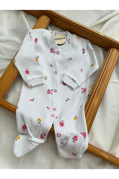 BEBEXY BUTİK Floral Baby Romper