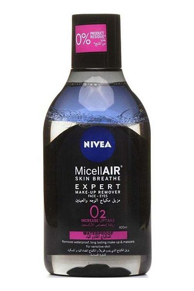 NIVEA Micellair Expert Waterproof Makeup Remover For Face And Eyes, 400ml