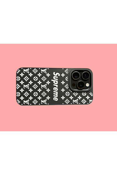 Supreme Phone case compatible with iPhone 13 PRO MAX SUPREME, black and white