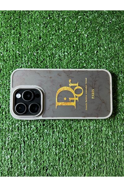 Christian Dior Christian Dior iPhone 14 PRO compatible phone case, light gray