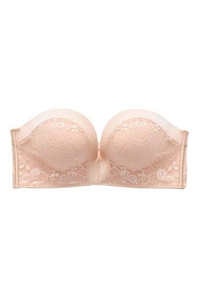 Generic Joychic Anti Slip Strapless Bra Beige