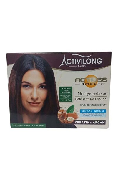 Activilong أكتيليس سموث نو لاي ريليكر للشعر العادي مع الأرغان العضوي والكيراتين