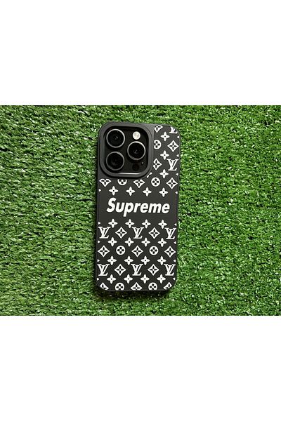 Supreme Phone case compatible with iPhone 13 SUPREME, black and white