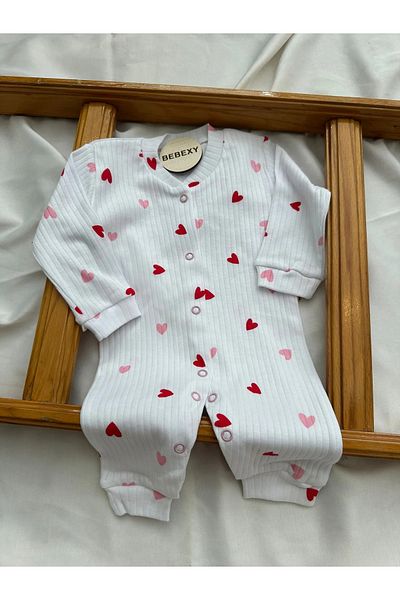 BEBEXY BUTİK Heart Baby Romper