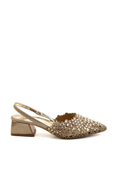 Bambi Gold Women's Evening Dress Shoes K01823121978