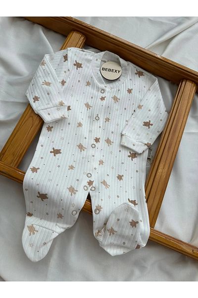 BEBEXY BUTİK Turtle Printed Baby Romper