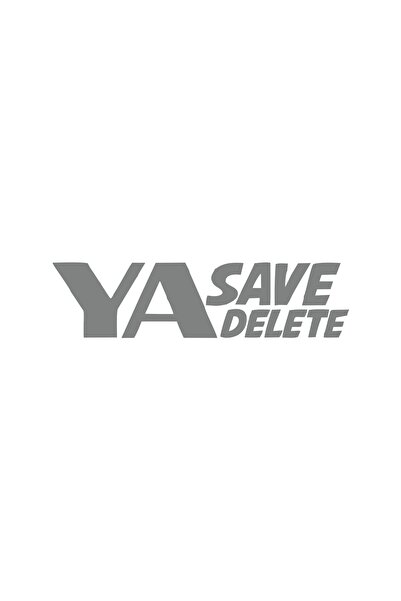 Reysa Tasarım ملصق سيارة Ya Save Ya Delete مقاس 17x17 سم باللون الرمادي
