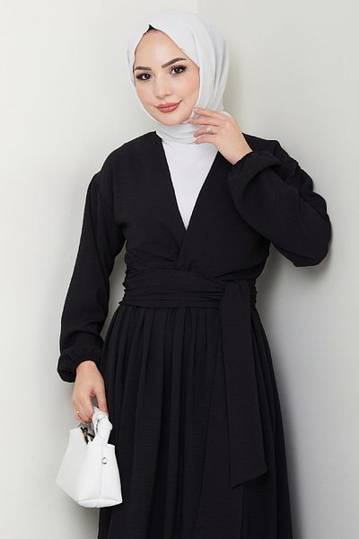 InStyle Black Suit with Belted Bolero and Skirt