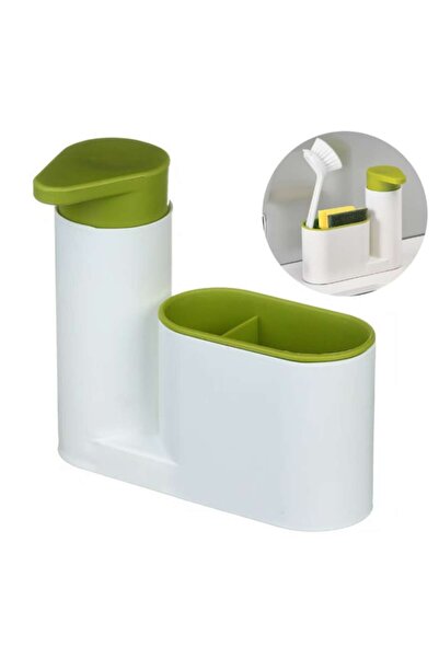 HOZRO Sink Organizer HOZRO with Integrated Soap Dispenser, Practical and Functional Design for Kitchen or