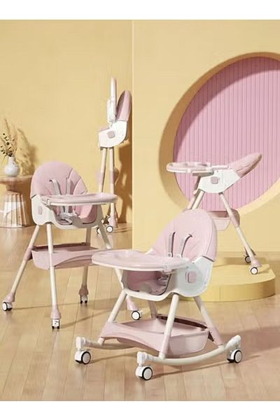 FULLJOY Multifunctional Adjustable Folding Dining Chair - Pink - 33-803-12P