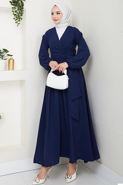 InStyle Dark Navy Blue Suit with Belted Bolero and Skirt