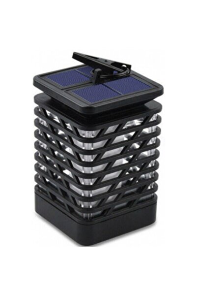 HOZRO Solar Lamp HOZRO, Flame Effect, Elegant Design, 90x90x145mm, Durable ABS Material, Rechargeable Batt