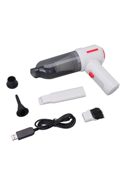 HOZRO Aspirator mic de mana Hozro, 120W putere, portabil, fara fir pentru masina sau casa, reincarcabil cu