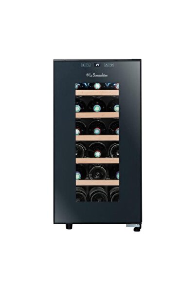 La Sommelière La Sommeliere 18 Şişe Kapasiteli Service Solo Siyah Şarap Dolab...