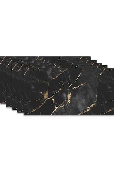HOZRO Set 10 x Placi imitatie Marmura autoadezive HOZRO, Model premium, pentru pereti