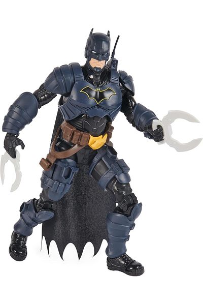 DC COMICS Batman Adventures Figurine with 16 Armor Accessories and 17 Articulation Points - 12 Inch