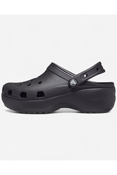 Crocs Classic Platform Clog W Γυναικείες Μαύρες Παντόφλες 206750001