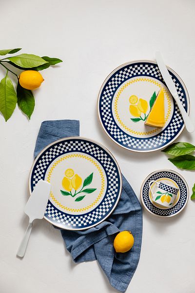 PORSER Blue Zest Chic 6 Piece Serving Set