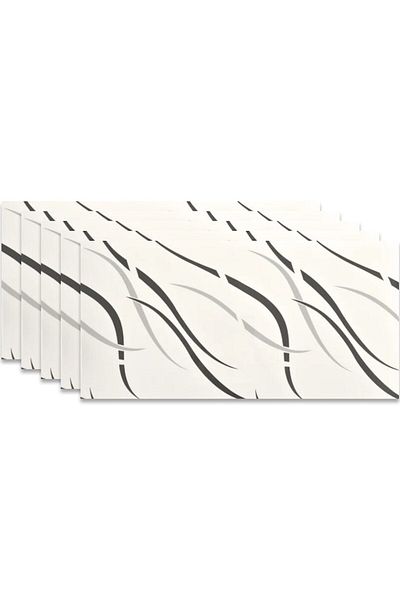 HOZRO Set 100 x Plăci autoadezive imitație marmură HOZRO, Model abstract, Suprafață 18 m², PH002
