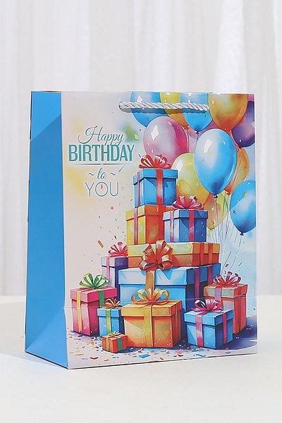 TAKIŞTIR Mixed Color Gift Box and Cardboard Bag with Balloon Figure