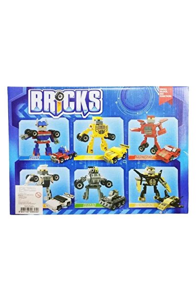Genel Markalar Kızılkaya Bricks Lego Transformers 6in1 342 Parça (SM310)