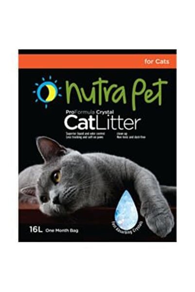 NutraPet Cat Litter جل السيليكا 16 لتر - (بدون رائحة)