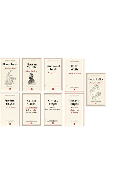 Kırmızı Kedi Yayınları Dünya Edebiyatı Seti (9 Kitap)