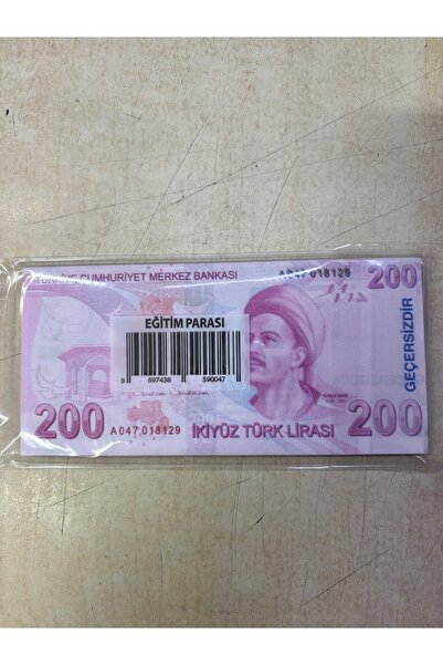 Muka Oyuncak Kağıt Para 50 Adet -200TL-