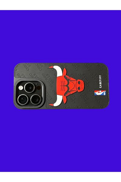 Chicago Bulls Chicago Bulls phone case compatible with iPhone 13 PRO MAX, black