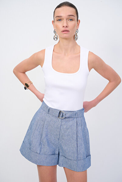 Love My Body Moda Tutkusu Pile Detaylı Şort