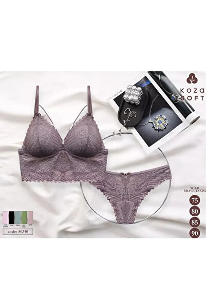 Butik Koza 80340 Unsuported Wild Brave Bra Set