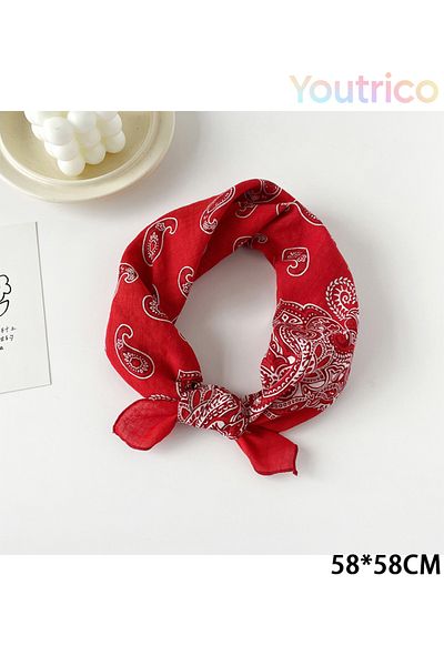 Youtrico Silk Scarf 58cm Spring New Versatile European American-Korean Styles