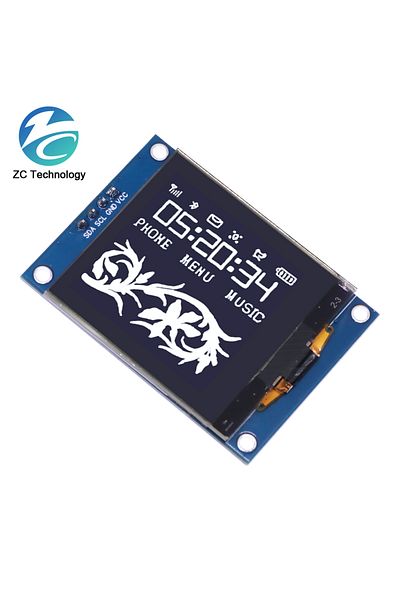 Choice ALL NEW 1.5 Inch 128x128 OLED Shield Screen Module High quality Product For Raspberry Pi For STM3...