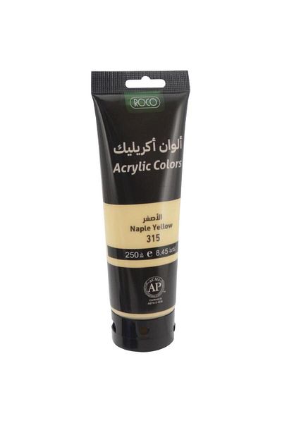Roco Acrylic Color Naples Yellow 250.00ml ( 8.80oz )
