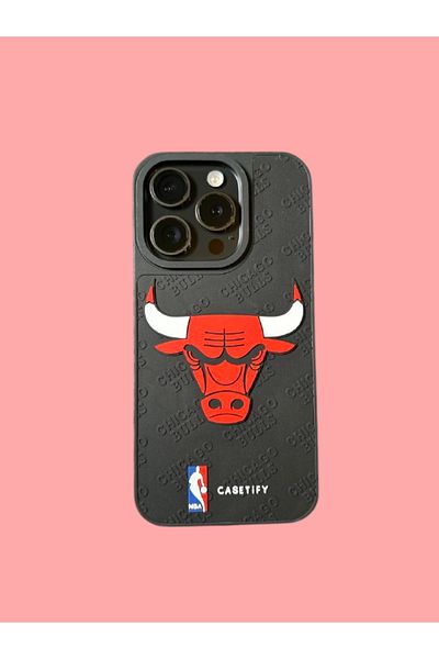 Chicago Bulls Chicago Bulls Phone Case Compatible with iPhone 14, Black