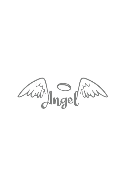 Reysa Tasarım Angel Sticker 17X17 cm Gray