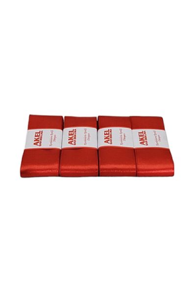 LAYLAEVENTS Red Satin Ribbon 4 cm -10 Mt X2 Pcs -Bundle, Dowry Decoration Ribbon